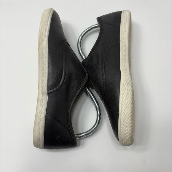 FRYE Mindy Black Leather Slip-On Sneakers Women’s Casual Comfort Shoes sz: 8.5 - Picture 7 of 12
